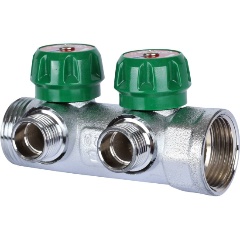 Изображение товара Коллектор регулирующий STOUT SMB-6850-011202 1", 2 отвода 1/2"