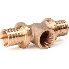 Изображение товара Тройник Rehau RAUTITAN В 25 3/4" бронза для систем водоснабжения