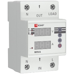 Изображение товара Реле напряжения и тока с дисплеем EKF PROxima MRVA-32A
