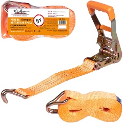 Изображение товара Ремень крепления груза Airline AS-T-09, с храповиком, 6м, 5 тонн