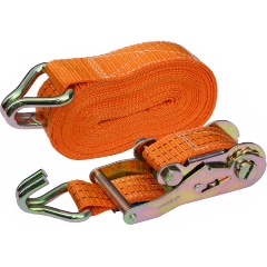 Изображение товара Ремень крепления груза РЕМОКОЛОР с крюками с храповым механизмом 115мм, 0,025x4,5м, 62-5-110