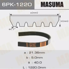 Изображение товара Ремень поликлиновый MASUMA 6PK 1220
