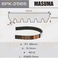 Изображение товара Ремень поликлиновый MASUMA 6PK 2565