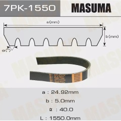 Изображение товара Ремень поликлиновый MASUMA 7PK 1550