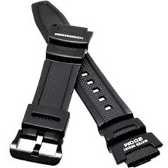 Изображение товара Оригинальный резиновый ремешок для часов CASIO AQW-101-1AV черный