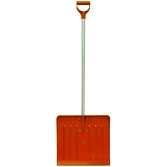 Изображение товара Лопата снегоуборочная РЕМОКОЛОР поликарбонатная, алюминиевый черенок, AMSTERDAM, 410х350 мм, 69-0-417