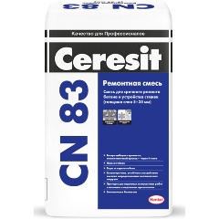 Изображение товара Ремонтная смесь для бетона Ceresit CN 83, 25 кг