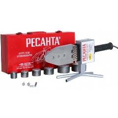 Изображение товара Аппарат для сварки пластиковых труб Ресанта АСПТ-1000, 6 насадок