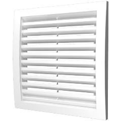 Изображение товара Решетка ERA 2525РР вентиляционная вытяжная АБС 250х250 (2525РР)