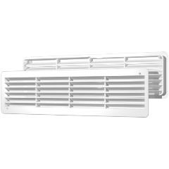 Изображение товара Решетка ERA 4409ДП вентиляционная переточная АБС 450х91 бел. (4409ДП)