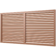 Изображение товара Решетка ERA П60120Р вишня вентиляционная, профиль ПВХ, 600х1200, вишня