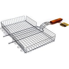 Изображение товара Решетка-гриль BBQ time глубокая 45х25 см 80-034