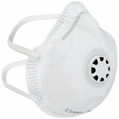 Изображение товара Респиратор противоаэрозольный, средний класс защиты FFP2, с клапаном, формованный, ИСТОК, 892597