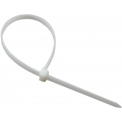 Изображение товара Хомут-стяжка нейлоновый многоразовый REXANT 100x2.5 мм, белый, 100 шт./упак.