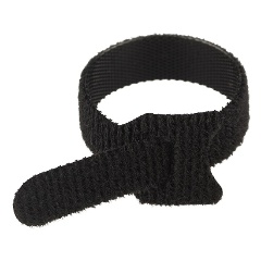 Изображение товара Хомут–липучка многоразовый REXANT 150х12 мм, черный 12 шт.