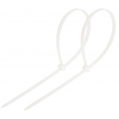 Изображение товара Хомут-стяжка нейлоновый кабельный REXANT 450x4.8 мм, белый, 100 шт.