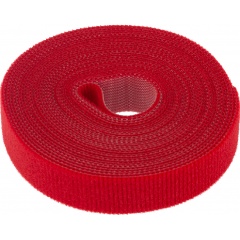 Изображение товара Лента-липучка многоразовая REXANT 5 м х 20 мм, красная (1 шт.)