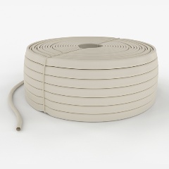 Изображение товара Трубка кембрик REXANT D=18 мм бухта 50 м ТВ-40 ПВХ изоляционный материал