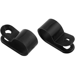 Изображение товара Кабельная скоба под винт REXANT для кабеля до 12 мм черная (50 шт./упак.)