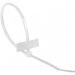 Изображение товара Хомут нейлоновый под маркер REXANT 200x2.5 мм, белый, 100 шт.