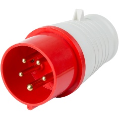 Изображение товара Вилка REXANT переносная 015, 16A, 3Р+РЕ+N, 380В, IP44