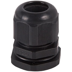 Изображение товара Кабельный ввод REXANT PG-16 (10-14 мм), черный, 100 штук