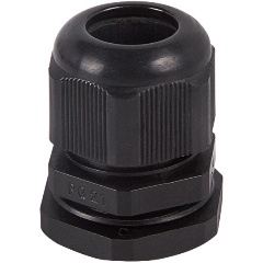 Изображение товара Кабельный ввод REXANT PG-29 (18-25 мм), черный, 50 штук