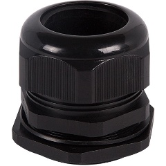 Изображение товара Кабельный ввод REXANT PG-42 (30-38 мм), черный, 20 штук
