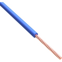 Изображение товара Провод REXANT ПГВА 1х1,00 кв. мм, синий (бухта 100 м)