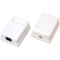 Изображение товара Розетка компьютерная внешняя REXANT RJ-45 (8Р-8С), категория 5e