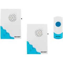 Изображение товара Беспроводной дверной звонок REXANT с двумя динамиками и 36 мелодиями