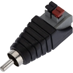 Изображение товара Разъем REXANT штекер RCA с быстрозажимной колодкой, 50 шт./упак.