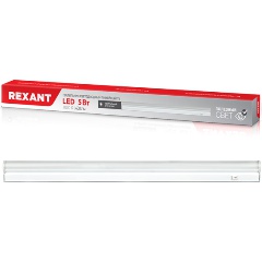 Светильник линейный REXANT T5 с выключателем и соединителем, длина 31.5 см, 5 Вт, 400 Лм, 4000 K, IP20 Изображение 1 - купить в интернет магазине с доставкой, цены, описание, характеристики, отзывы