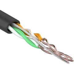 Изображение товара Кабель витая пара REXANT UTP 2PR 24AWG outdoor бухта 305 метров
