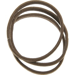 Изображение товара Резинки для волос Dewal Beauty коричневые плоские, 8 шт