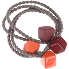 Изображение товара Резинки для волос Dewal Beauty Цветные кубики, 2 шт