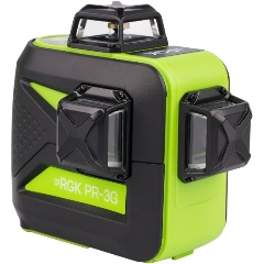 Изображение товара Лазерный нивелир RGK PR-3G, зеленый лазер, автоматическое выравнивание, IP54