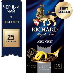 Изображение товара Чай черный RICHARD (Ричард) "Lord Grey" 25 сашет
