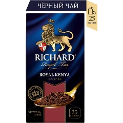 Изображение товара Чай черный RICHARD (Ричард) "Royal Kenya" 25 сашетов