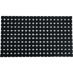 Изображение товара Противоскользящий коврик RIDDER Nevis 68x39 см для ванной в чёрном цвете