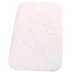 Изображение товара Коврик противоскользящий RIDDER Plattfuss белый 38*72 для ванной комнаты