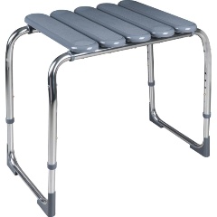 Изображение товара Табурет для ванной комнаты с регулируемой высотой RIDDER Pro серый