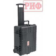 Изображение товара Кейс защитный ударопрочный РИФ 560х455х265 мм на колесах с телескопической ручкой IP55