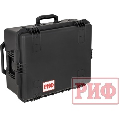 Изображение товара Кейс защитный ударопрочный РИФ 625x500x297 мм на колесах с телескопической ручкой IP67
