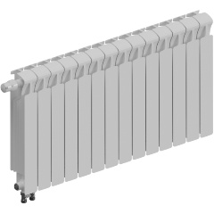 Изображение товара Радиатор Rifar Monolit Ventil 500 13 секц., нижн. лев., биметаллический