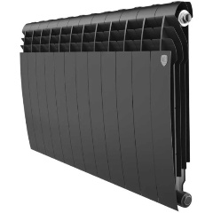 Изображение товара Радиатор Royal Thermo BiLiner B 500 Черный 12 секций биметаллический