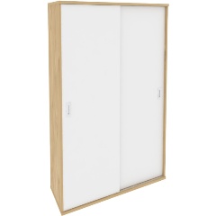 Изображение товара Шкаф-купе RIVA CHAIR комбинированный O.SHK-1.2 T Тиквуд светлый/Белый бриллиант 1200*420*1977 Onix