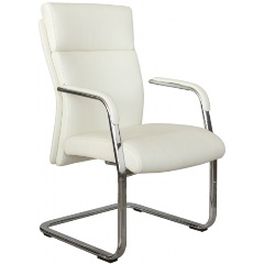 Изображение товара Кресло офисное RIVA CHAIR RCH С1511 нат.кожа белый (6207)