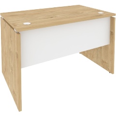 Изображение товара Стол письменный RIVA CHAIR O.SP-2.7 Тиквуд светлый/Белый бриллиант 1180*720*750 Onix