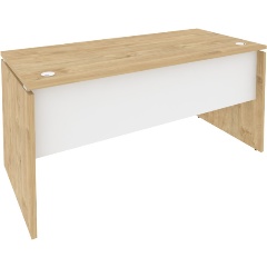 Изображение товара Стол письменный RIVA CHAIR O.SP-4.7 Тиквуд светлый/Белый бриллиант 1580*720*750 Onix